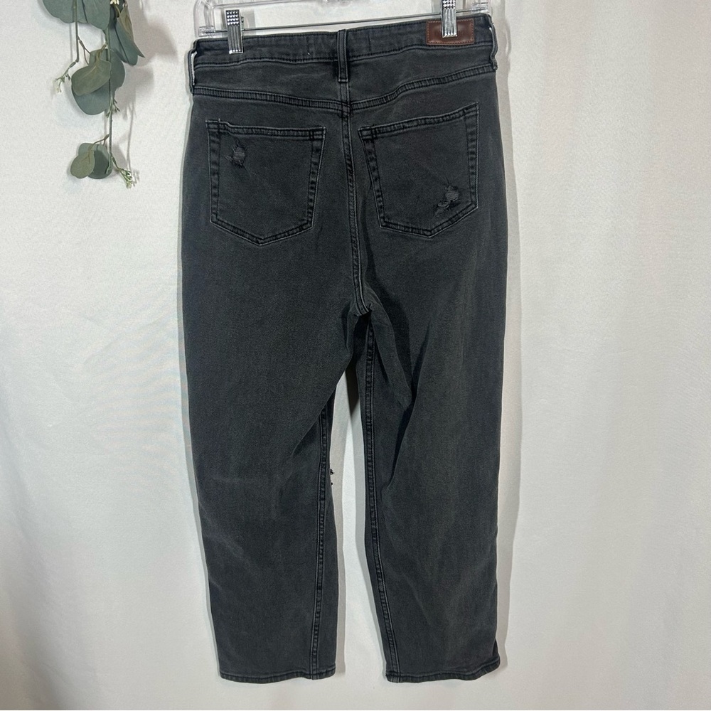 Hollister | Curvy Ultra High-Rise Vintage Straight Black Jeans Denim Size 9/29S - Picture 6 of 12